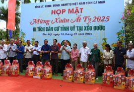 Cà Mau: Thực hiện công tác bảo đảm an sinh xã hội, an toàn trong dịp Tết Nguyên đán Ất Tỵ năm 2025