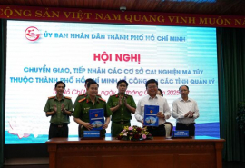 Chuyển giao, tiếp nhận các cơ sở cai nghiện ma túy thuộc TP. HCM về Công an các tỉnh quản lý