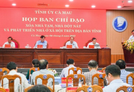 Cà Mau: Họp Ban Chỉ đạo xóa nhà tạm, nhà dột nát và phát triển nhà ở xã hội trên địa bàn tỉnh