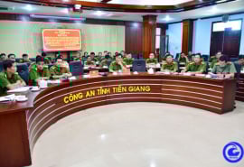 Công an tỉnh Tiền Giang sơ kết công tác quản lý hành chính về trật tự xã hội quý I/2025