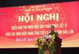 Đắk Lắk thu mẫu ADN thân nhân để xác định danh tính liệt sĩ