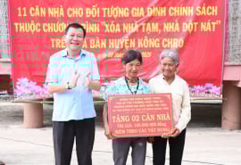 Gia Lai: Chung tay xóa nhà tạm, nhà dột nát tại huyện Kông Chro
