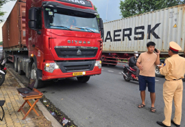 TP. HCM: Cảnh sát giao thông An Sương xử lý nhiều xe khách vi phạm qua thiết bị giám sát hành trình
