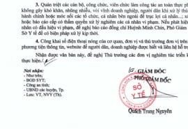 Bình Dương: Sở y tế cảnh báo tình trạng lừa đảo trong lĩnh vực an toàn thực phẩm