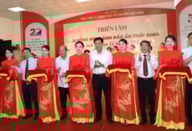 Thứ trưởng Bộ Y tế dự lễ khai trương Triển lãm “Những hình ảnh dấu ấn thời gian - Tinh hoa Y, Dược cổ truyền Việt Nam”