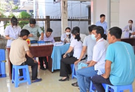 Cà Mau: Gần 220 nhân viên, người lao động được khám sức khỏe định kỳ