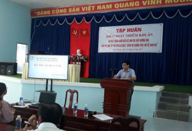 Cần Thơ: Bệnh viện Đa khoa huyện Vĩnh Thạnh đẩy mạnh tập huấn kiểm soát nhiễm khuẩn và an toàn lao động cho nhân viên y tế