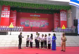 Chương trình tuyên truyền phổ biến pháp luật về an toàn giao thông học đường lần 3 tại tỉnh Cà Mau