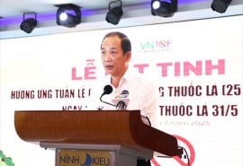 Cần Thơ: Mít tinh hưởng ứng Tuần lễ Quốc gia không thuốc lá và Ngày Thế giới không thuốc lá