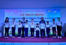 Quỹ Bảo trợ trẻ em tỉnh Gia Lai chi trên 5,6 tỷ đồng hỗ trợ trẻ em