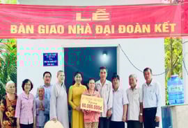 Vĩnh Long bàn giao thêm một mái ấm nghĩa tình cho hộ nghèo