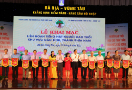 Khai mạc liên hoan tiếng hát người cao tuổi khu vực phía Nam tại Bà Rịa - Vũng Tàu