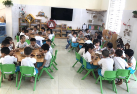 Hải Phòng: Đảm bảo vệ sinh an toàn thực phẩm bếp ăn bán trú tại các trường học trên địa bàn quận Kiến An