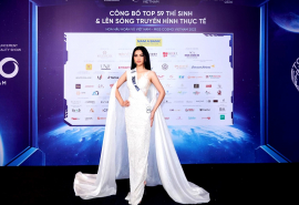 Cô gái xứ Thanh tại Hoa hậu Hoàn vũ Việt Nam 2023