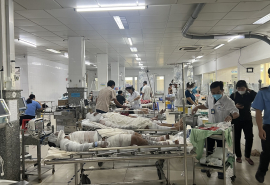 Bình Dương: Nổ bồn chứa bụi gỗ khiến 9 công nhân bị bỏng nặng