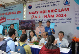 TP.HCM: Đông đảo bác sĩ trẻ tham dự Ngày hội việc làm của Ngành Y tế lần thứ II – năm 2024