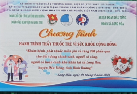 Thầy thuốc trẻ Bệnh viện Đa khoa Bình Dương chung tay vì sức khỏe cộng đồng