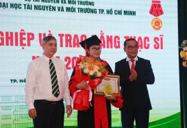 Trường Đại học Tài nguyên và Môi trường TP.HCM tổ chức lễ tốt nghiệp và trao bằng thạc sĩ cho 172 học viên