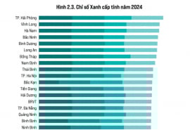 Gia Lai nằm trong Top 30 tỉnh thành dẫn đầu chỉ số xanh cấp tỉnh PGI 2024