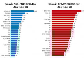 TP. HCM: Cập nhật tình hình dịch bệnh trong tuần 20