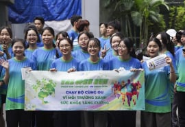 Trường Đại học Mở TP.HCM lan toả lối sống xanh qua Giải Việt dã truyền thống lần thứ 29