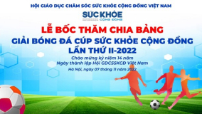 Hào hứng chờ Lễ bốc thăm 'Giải bóng đá cúp Sức Khỏe Cộng Đồng' lần thứ II năm 2022