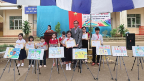 Hội thi vẽ tranh hưởng ứng chương trình “Làm cho thế giới sạch hơn năm 2023” tại Đắk Lắk