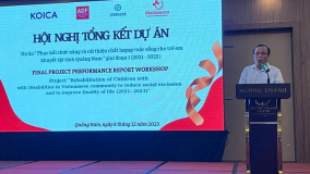 Tổng kết dự án “Hỗ trợ phục hồi chức năng và cải thiện chất lượng cuộc sống cho người khuyết tật tỉnh Quảng Nam” giai đoạn 2021 – 2023