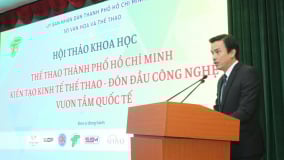 Thể thao TP. HCM: Vươn tầm quốc tế - Đón đầu công nghệ - Kiến tạo kinh tế thể thao
