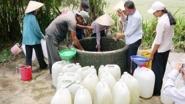 Người dân trên địa bàn tỉnh Bình Thuận thiếu nước sinh hoạt cục bộ