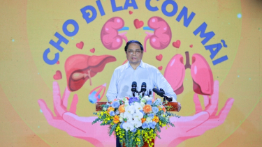 Thủ tướng Phạm Minh Chính dự lễ phát động phong trào đăng ký hiến tặng mô tạng cứu người