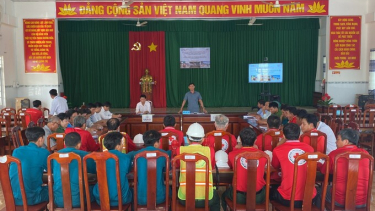 Hội Chữ thập đỏ tỉnh An Giang tổ chức diễn tập ứng phó thiên tai, thảm hoạ tại huyện An Phú