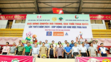 Hội GDCSSKCĐ Việt Nam tham gia Ban Tổ chức điều hành giải bóng chuyền hơi trung cao tuổi toàn quốc lần thứ X năm 2024