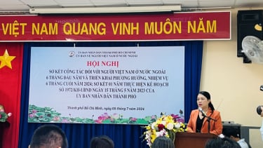 Ủy ban về Người Việt Nam ở nước ngoài TP. HCM hoàn thành tốt các nhiệm vụ, giải pháp trọng tâm trong 6 tháng đầu năm 2024