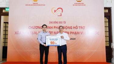 Bình Dương ủng hộ 90 tỷ đồng hỗ trợ xóa nhà tạm, nhà dột nát