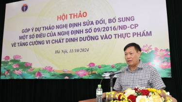 Bộ Y tế tổ chức hội thảo góp ý về tăng cường vi chất dinh dưỡng vào thực phẩm