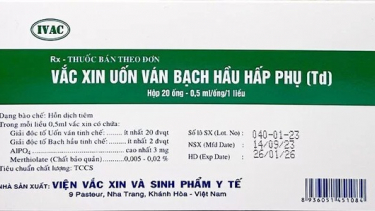 Triển khai tiêm vắc xin uốn ván - bạch hầu trong chương trình tiêm chủng mở rộng