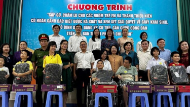 TP. HCM: Cấp giấy khai sinh, căn cước công dân cho trẻ em có hoàn cảnh đặc biệt