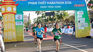 Hơn 3.000 vận động viên tranh tài tại Giải chạy Phan Thiết Marathon 2024 - Hành trình xanh