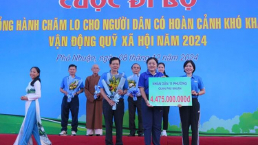 TP. HCM: 4000 người đi bộ gây quỹ gần 12 tỷ đồng chăm lo cho người khó khăn