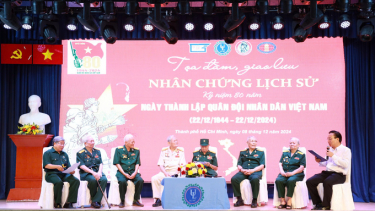 Tọa đàm giao lưu với “Nhân chứng lịch sử” nhân dịp kỷ niệm 80 năm thành lập Quân đội Nhân dân Việt Nam