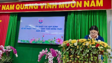 Tập huấn, cập nhật các quy định về mỹ phẩm trên địa bàn tỉnh Đồng Tháp năm 2024