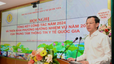 Hội nghị tổng kết công tác năm 2024 và triển khai nhiệm vụ năm 2025 của Trung tâm Thông tin y tế Quốc gia