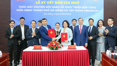 Đà Nẵng và Tập đoàn Vingroup hợp tác thúc đẩy chuyển đổi xanh và phát triển bền vững