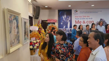 TP. HCM: Khai mạc triển lãm gốm và tranh tôn vinh phụ nữ Việt Nam