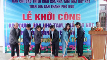 Chung tay xóa nhà tạm, nhà dột nát trên địa bàn TP. Huế