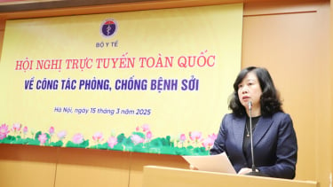 Hội nghị trực tuyến toàn quốc về công tác phòng, chống bệnh sởi