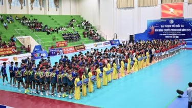 Hơn 500 vận động viên tranh tài tại giải vô địch bóng chuyền trẻ quốc gia năm 2025