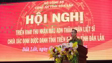 Đắk Lắk thu mẫu ADN thân nhân để xác định danh tính liệt sĩ