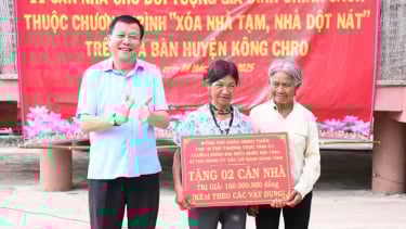 Gia Lai: Chung tay xóa nhà tạm, nhà dột nát tại huyện Kông Chro